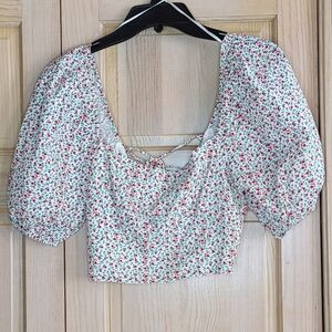 Lush Floral Crop Top